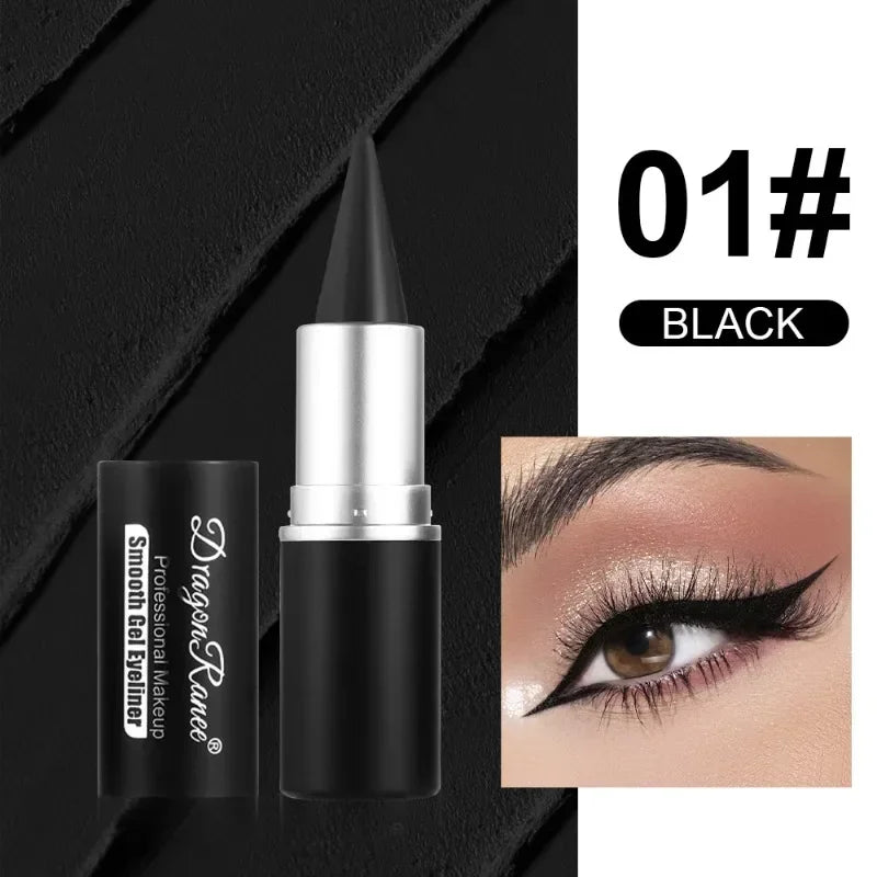 Creamy Texture Eyeliner Black Red Matte Easy Coloring Sweatproof High Pigment Eyeliner Pencil Daily Makeup Accessories for Women